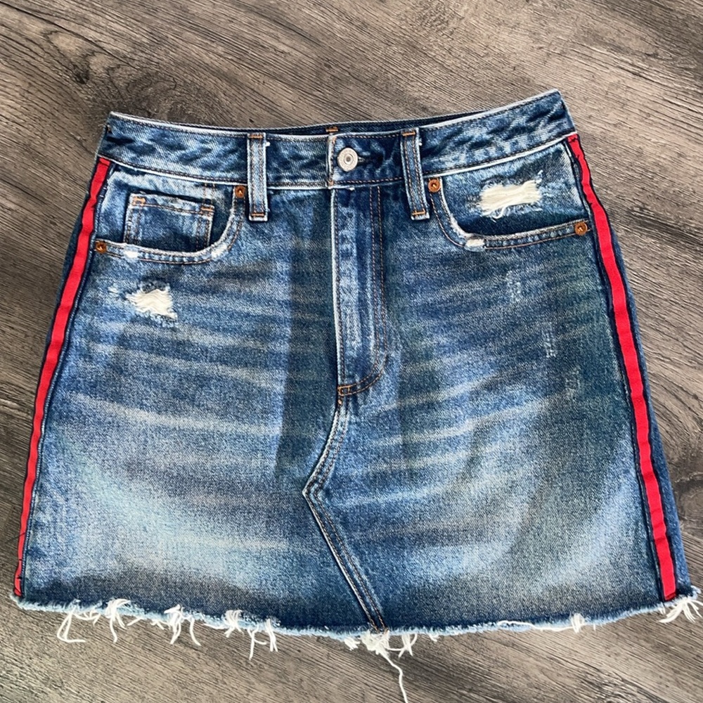 Abercrombie & Fitch vintage Denim Skirt - Picture 1 of 6